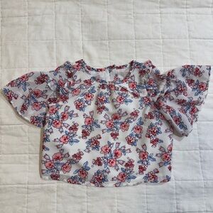 Janie and Jack girls floral top